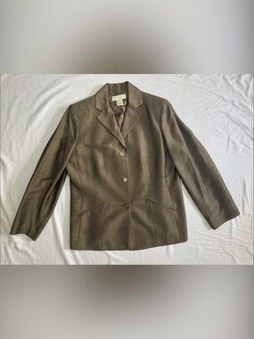 Susan Bristol metallic Brown Women's Blazer Jacket & Pant